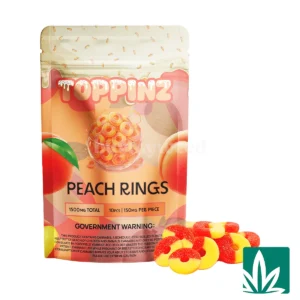 Toppinz Gummies 1500mg – Peach Rings