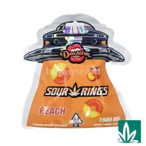 Devour Edibles (1500mg) – Sour Peach Rings