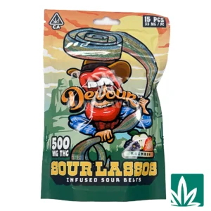 Devour Edibles (500mg) – Sour Lassos – Rainbow