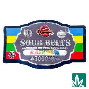 Devour Sour Belts (3000mg) – Rainbow