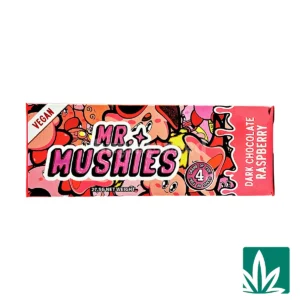Mr Mushies Shroom Bars (4g) – Dark Chocolate Raspberry