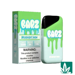 Barz Nicotine Vape – Spearmint Snow
