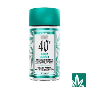 STZY 40’s Pre roll Joints (2.5g) – Blue Burst