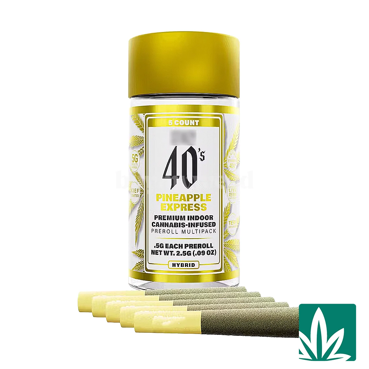 STZY 40’s Pre roll Joints (2.5g) – Pineapple Express
