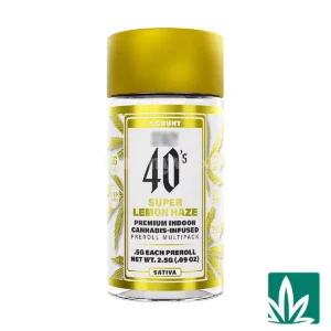 STZY 40’s Pre roll Joints (2.5g) – Super Lemon Haze