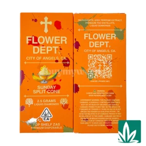 Flower Dept Liquid Diamond Disposable (2.5g) – Sunday Split Cone