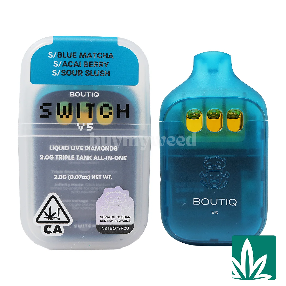 Boutiq Switch V5 (2g) – Blue Matcha x Acai Berry x Sour Slush