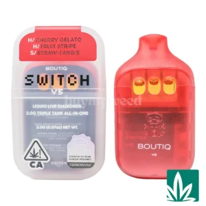 Boutiq Switch V5 (2g) – Cherry Gelato x Fruit Stripe x Straw-Tangie