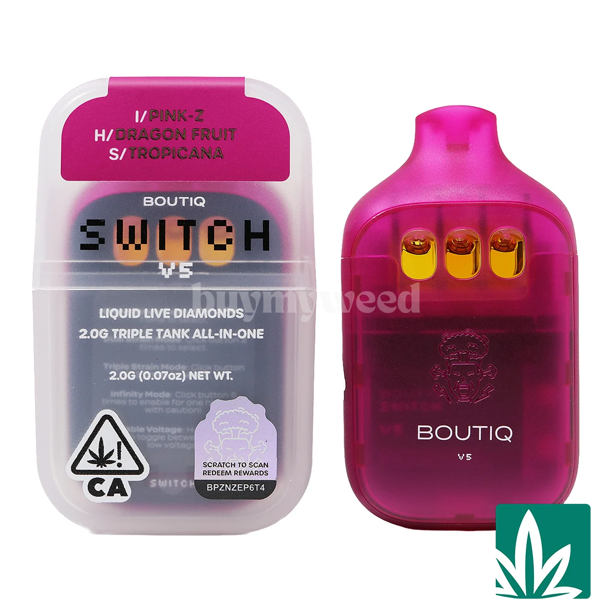 Boutiq Switch V5 (2g) – Pink Z x Dragon Fruit x Tropicana