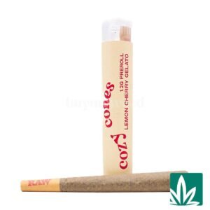 Cozy Cones Pre Roll Joints (1.2g) – Lemon Cherry Gelato