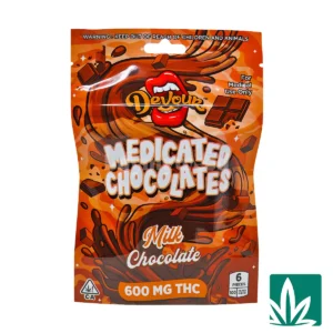Devour Medicated Chocolates (600mg) – Milk Chocolate