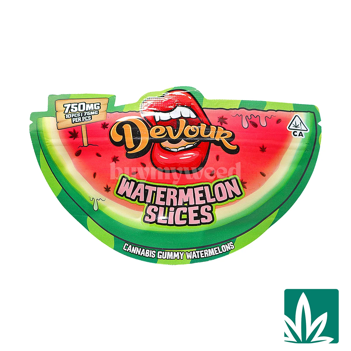 Devour Edibles (750mg) – Watermelon Slices