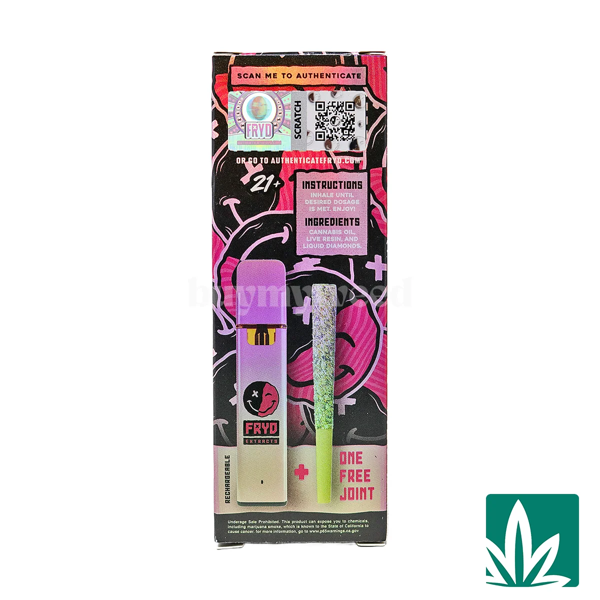 Fryd 2g w Hash Hole – Bubblegum Gelato - Image 2