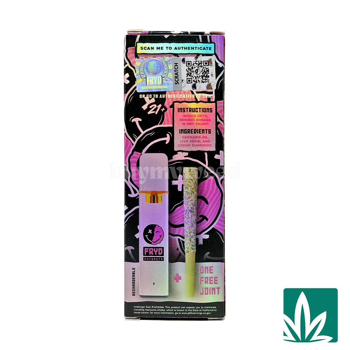 Fryd 2g w Hash Hole – Pink Star - Image 2