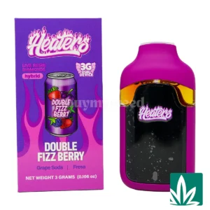 Heaters Live Resin Diamond Dual Dispo (3g) – Double Fizz Berry