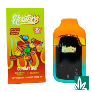 Heaters Live Resin Diamond Dual Dispo (3g) – Gummy Gas