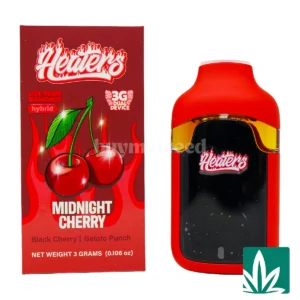 Heaters Live Resin Diamond Dual Dispo (3g) – Midnight Cherry