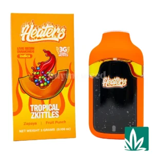 Heaters Live Resin Diamond Dual Dispo (3g) – Tropical Zkittles