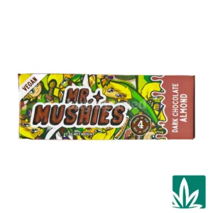 Mr Mushies Shroom Bars (4g) – Dark Almond Chocolate