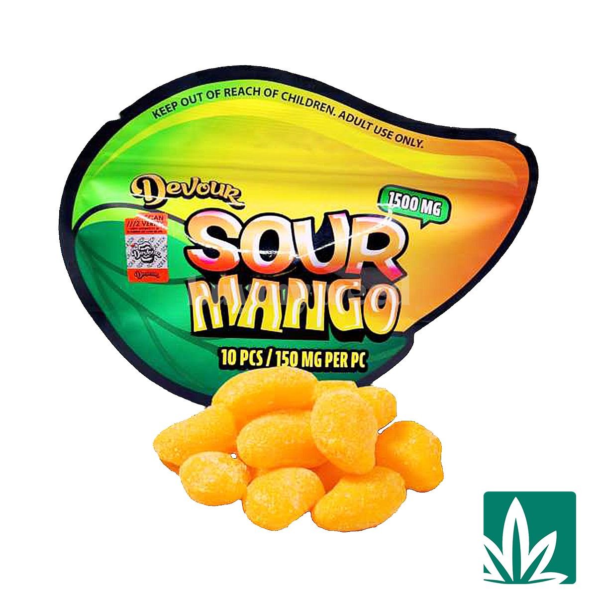 Devour Edibles (1500mg) – Sour Mango