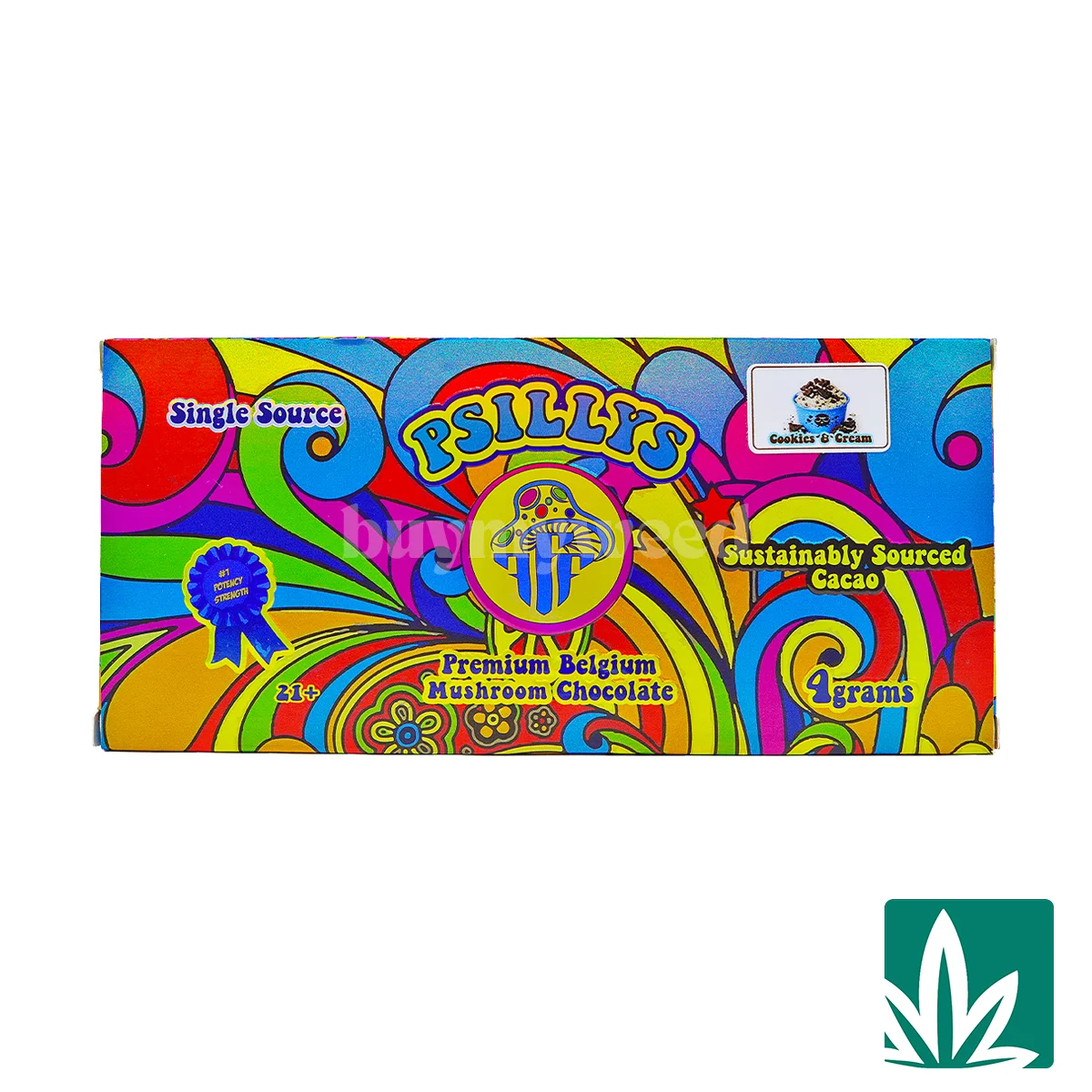 Psillys Premium Belgium Chocolate (4g) – Cookies n Cream