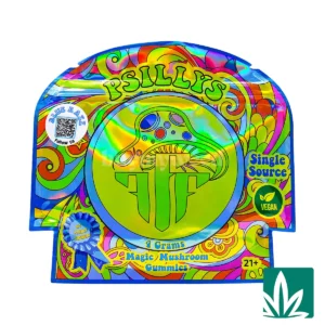 Psillys Magic Mushroom Gummies (4g) – Blue Razz