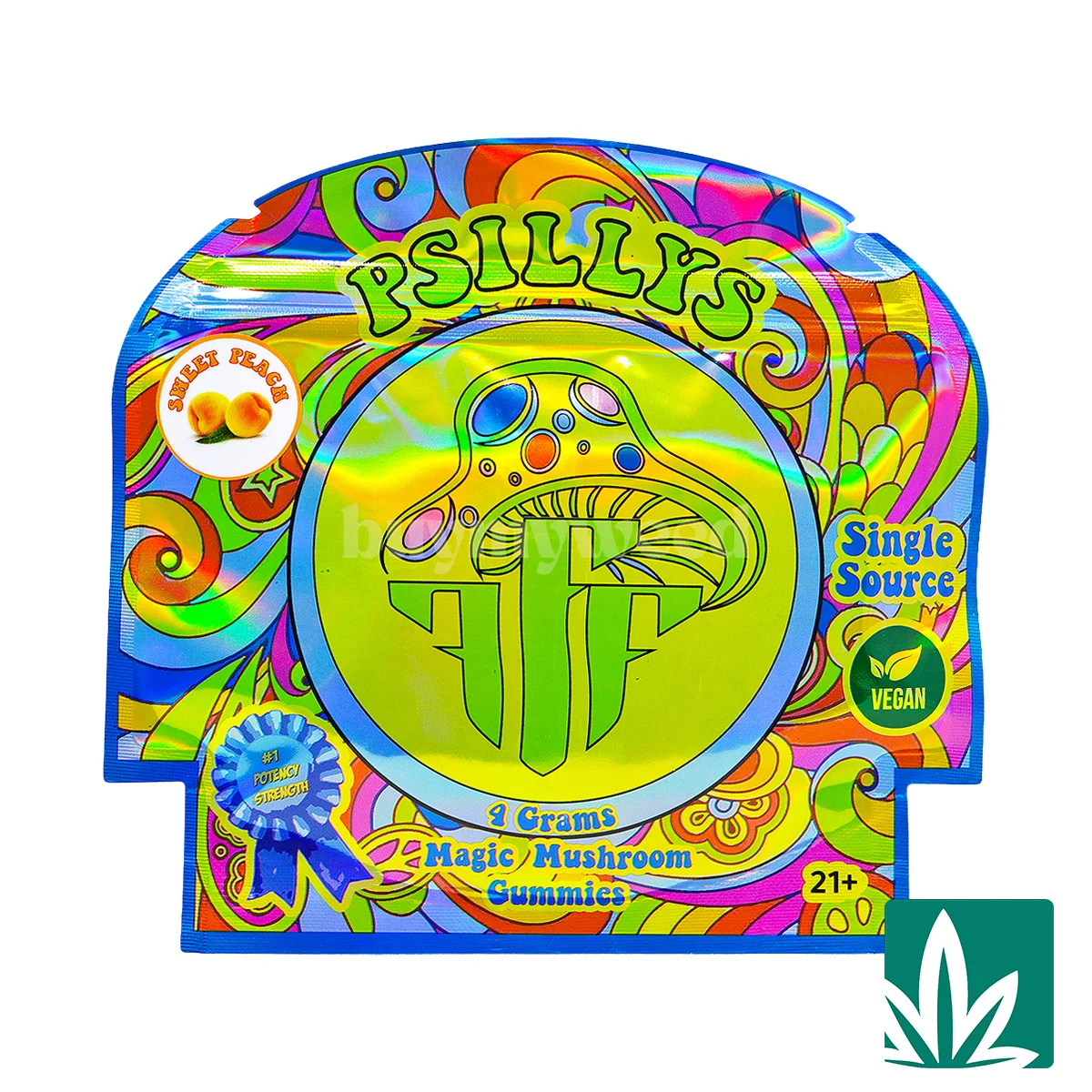 Psillys Magic Mushroom Gummies (4g) – Sweet Peach