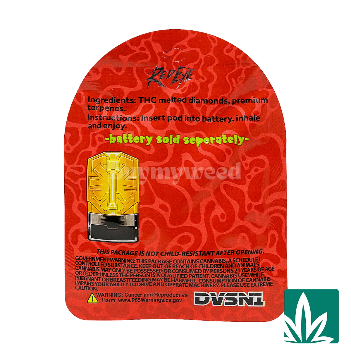 Red Eye Pod (1g) – Watermelon Drank - Image 2