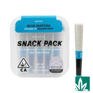 Boutiq Snack Pack (2.5g) – Blue Matcha Infused With Dragon Fruit