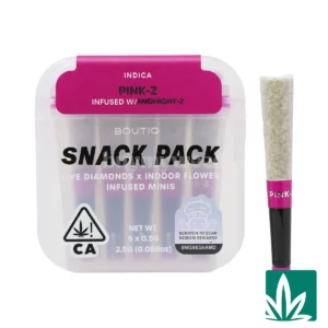 Boutiq Snack Pack (2.5g) – Pink Z Infused With Midnight Z