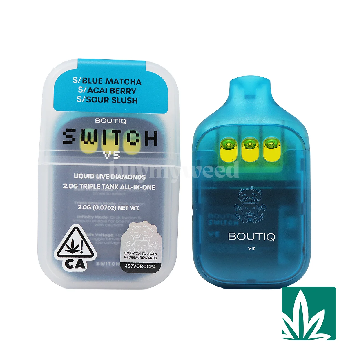 Boutiq Switch V5 (2g) – Blue Matcha x Acai Berry x Sour Slush