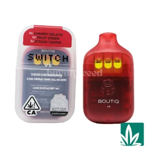 Boutiq Switch V5 (2g) – Cherry Gelato x Fruit Stripe x Straw-Tangie