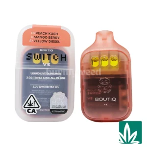 Boutiq Switch V5 (2g) – Peach Kush x Mango Berry x Yellow Diesel